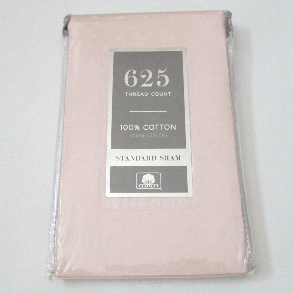 Sunham Blush Dot Single Pillow Standard Sham 625TC Cotton 20 x 26